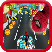 Subway SpiderVerse Rush: avenger spiderman 3D Game icon