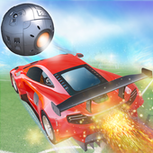 Rocket Car Crash Soccer Ball Stadium Football Game icon