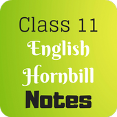 📓Class 11 English Hornbill Notes📓 icon