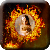 Fire Photo Frame icon