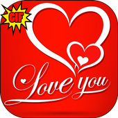 خلفيات حب متحركة أيقونة