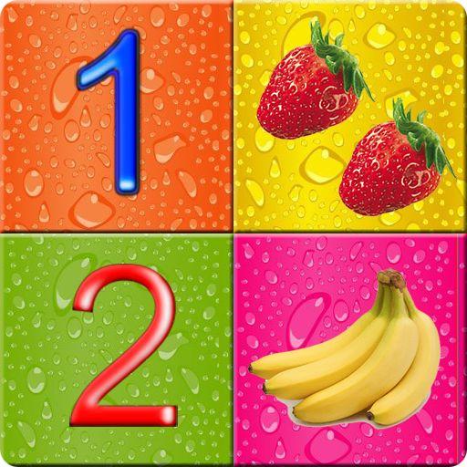 Kids numbers  counting game icon