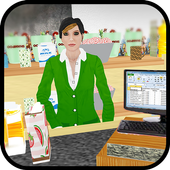 Virtual Supermarket Grocery Clerk Simulator icon