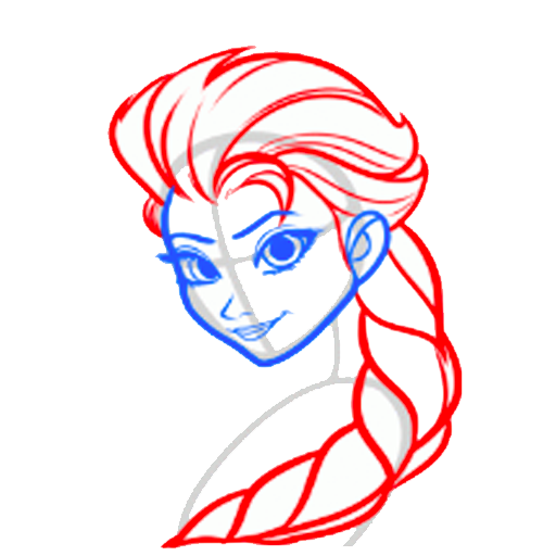 How to draw princess cute icon