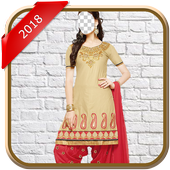 Woman Salwar Suit Photo Maker icon