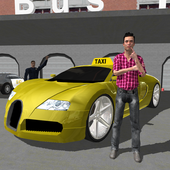 Downtown City Taxi Driver 3D icon