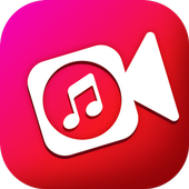 Add Music to Video  Free : Record Video with Music icon