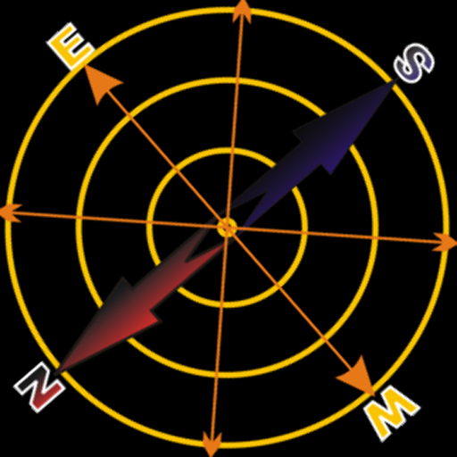 handy gps and compass icon