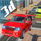 Flying Car Extreme Race icon