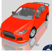 Real Mitsubishi Evo X Racing Game 2018 icon