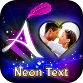 Lighting Text Photo Frames icon