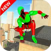 Flying Robot Rope Hero - Gangster Crime Simulator