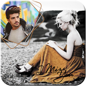 Miss You Photo Frame icon