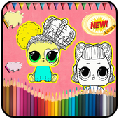 Color LOL Surprise Dolls : Draw LOL Surprise Dolls icon