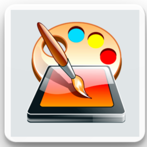 Drawing and paint icon