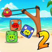 Crazy Chicken - jungle pigs icon