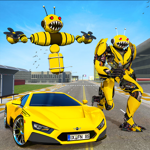 Bee Robot Transformation Game :Bee Robot Car games icon