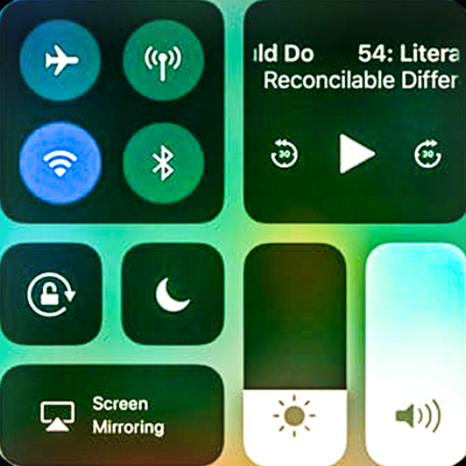 control center ios 14 for android icon