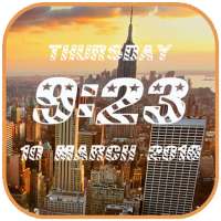 USA digital clock on 9Apps