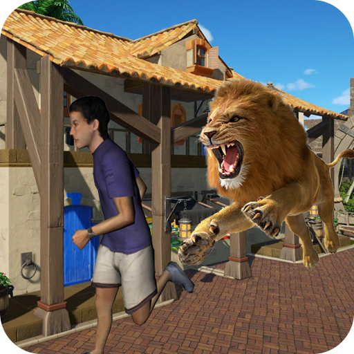 Angry Lion Rampage: City Attack,Simulator 3D icon