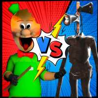 Siren Head vs Branny Mod Ice Scream Fight