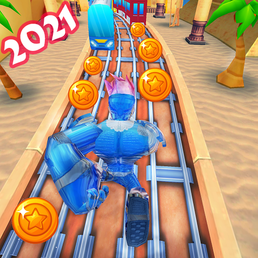 Subway Runner 2021 - Superhero Robot Surfers 3D icon