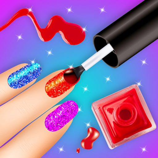 Nail Art 3D Satisfying Makeup Game for Girls icon