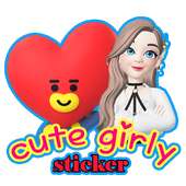 WA Sticker Cewe Cute, Seksi Lucu WAStickerApps