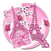 Girly Paris Pink Keyboard on 9Apps