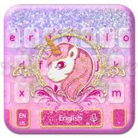 Glitter Unicorn Keyboard on 9Apps