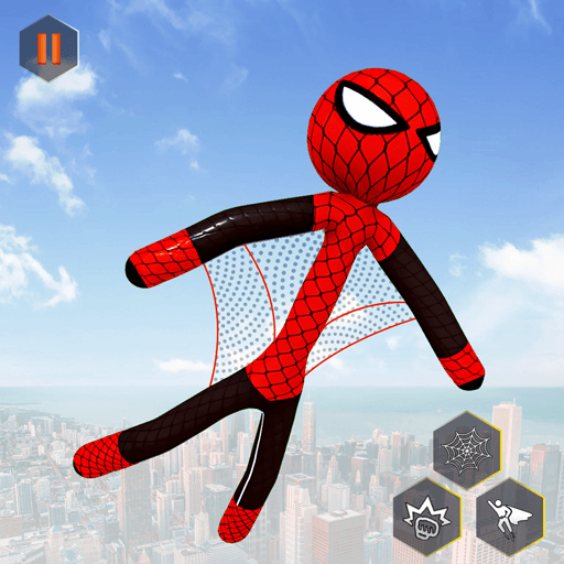Spider Stickman Superhero Game icon