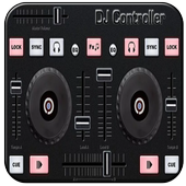dj virtual music mixer player icon