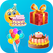 Birthday Stickers For Whatsapp icon