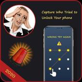 Capture Who Tried to Unlock -  Hidden eye - Alarm icon