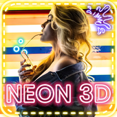 Neon Photo Editor 3D icon