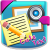 Cute Write on Pictures App icon