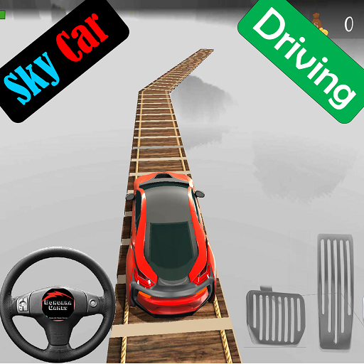 Sky Car Driving Stunt Impossible Track icon