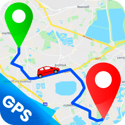 GPS Navigation Maps Directions - Route Finder icon