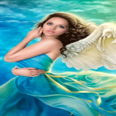 Girl Wing Live Wallpaper icon