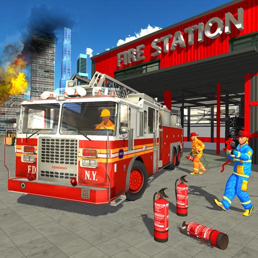 Firefighter Truck Simulator: Rescue Games icon