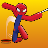 Spider Stickman Swing Rush icon
