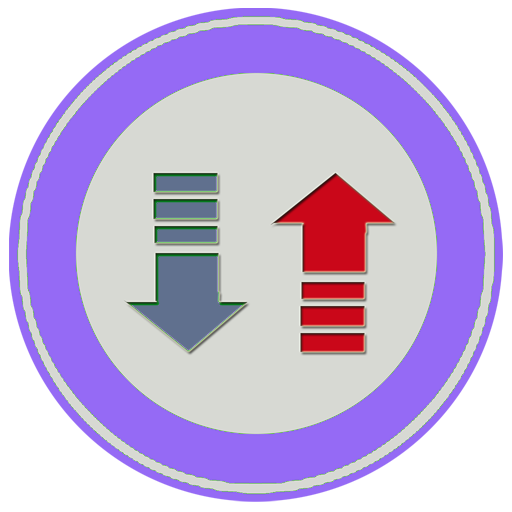 Internet data rate meter icon