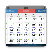 ikon Kalender Jawa 2019