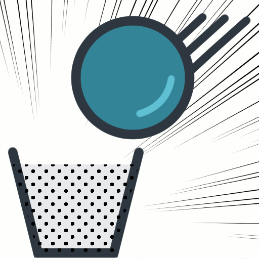 Ball And Bucket  (Physics puzzle game) icon