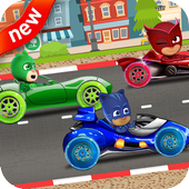 Cat Boy Super Racing PJ Heroes icon