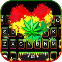 خلفية الكيبورد Reggae Weed on 9Apps