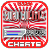 Cheats For Mini Militia Hack Joke App - Prank! icon