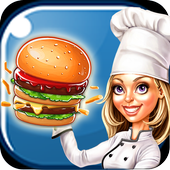Kitchen Fiver : Cooking Games : Fast Food Cafe icon
