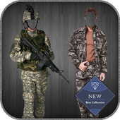 Military Man Photo Suit Editor icon