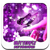 Beautiful Keyboard Butterfly Themes icon